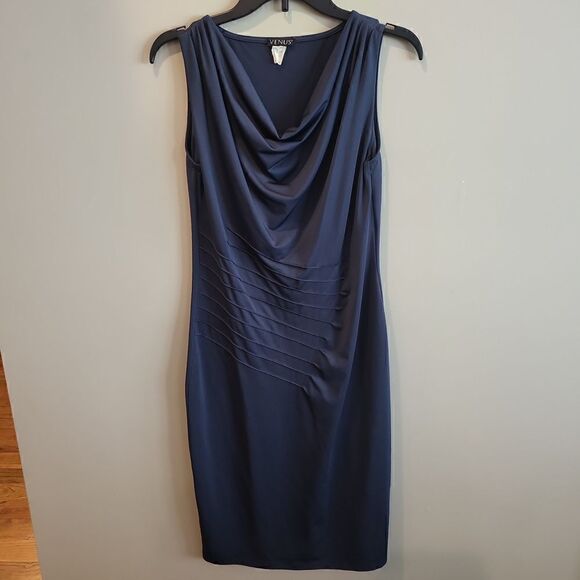 VENUS Dresses & Skirts - Venus Navy Blue Dress Size Small